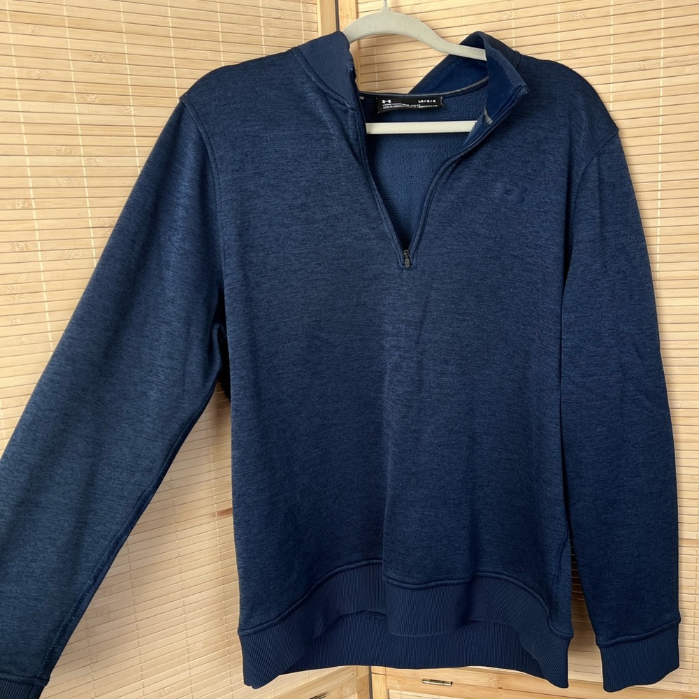 Under Armour Men's Slate Blue Quarter Zip Pullover